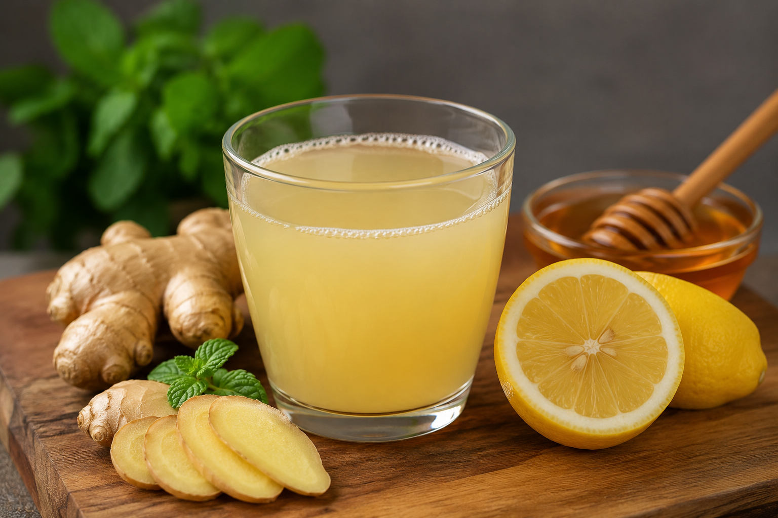 Drinking Ginger Juice on an Empty Stomach: How Beneficial Is It for Health?